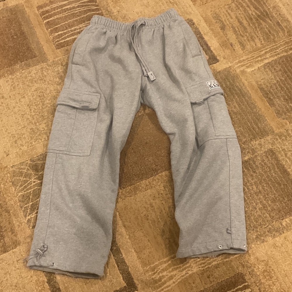 Men’s Pro Club Cargo Sweatpants - Gray